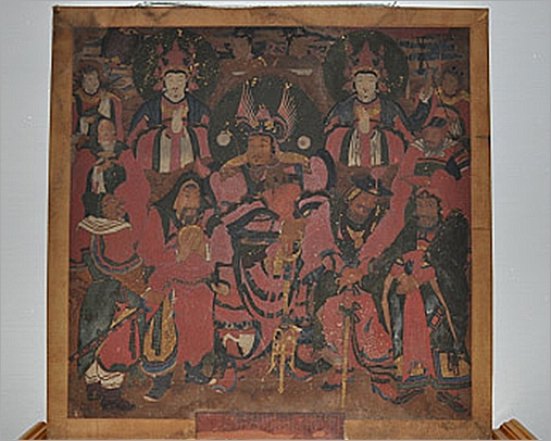 Neungingyodang Sinjung-taenghwa (Drawing of gods in Buddhism)
