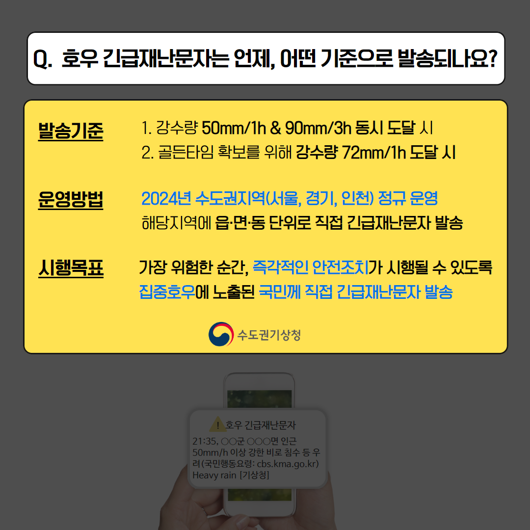 호우 긴급재난문자 이미지3