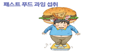 패스트푸드 과잉섭취