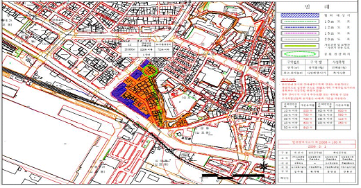 정비예정구역도