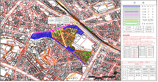 정비예정구역도