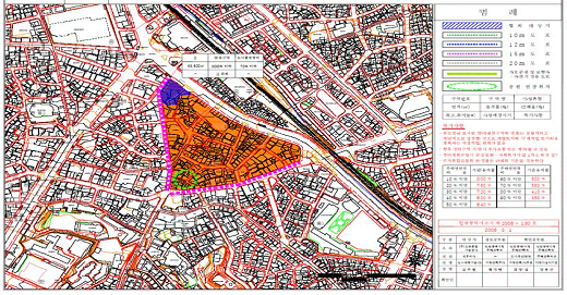 정비예정구역도