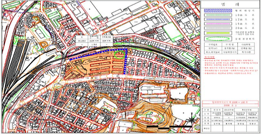 정비예정구역도